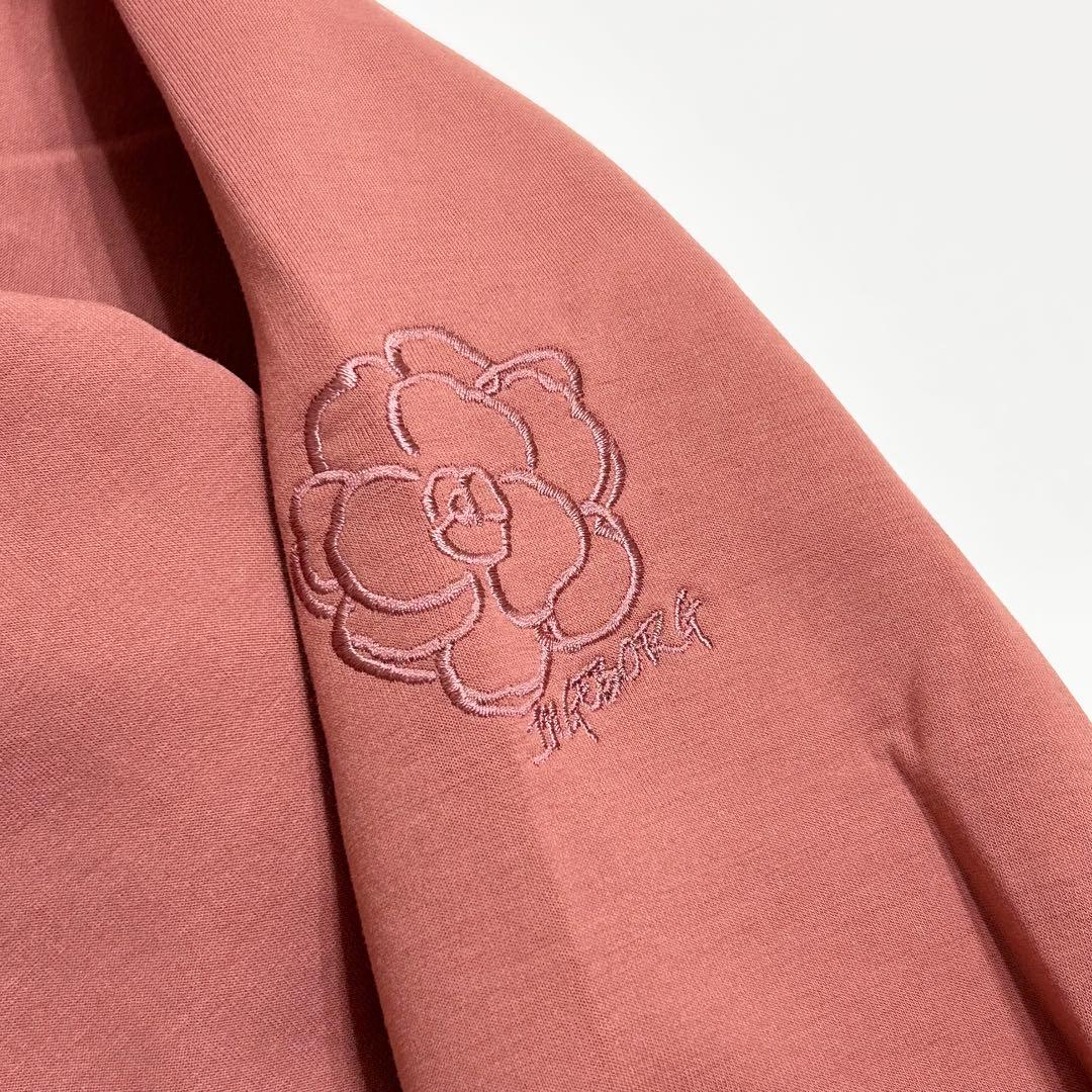 INGEBORG インゲボルグ 薔薇 フリル パーカー フーディ ゆったり