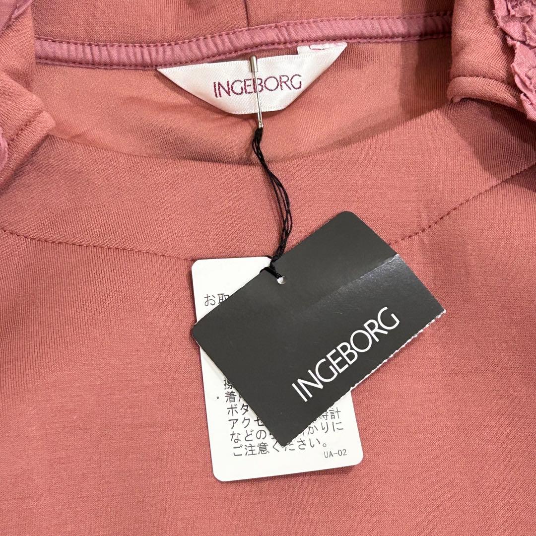 INGEBORG インゲボルグ 薔薇 フリル パーカー フーディ ゆったり