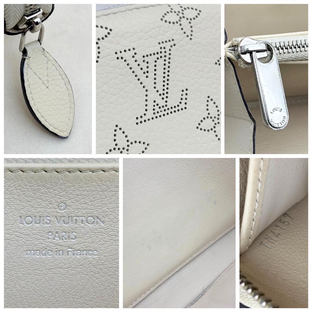 【優子】ルイヴィトン　マヒナ　ジッピーウォレット　イヴォワール ホワイト