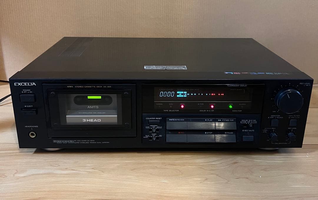 希少　EXCELIA XK-005 カセットデッキ　アイワ　エクセリア