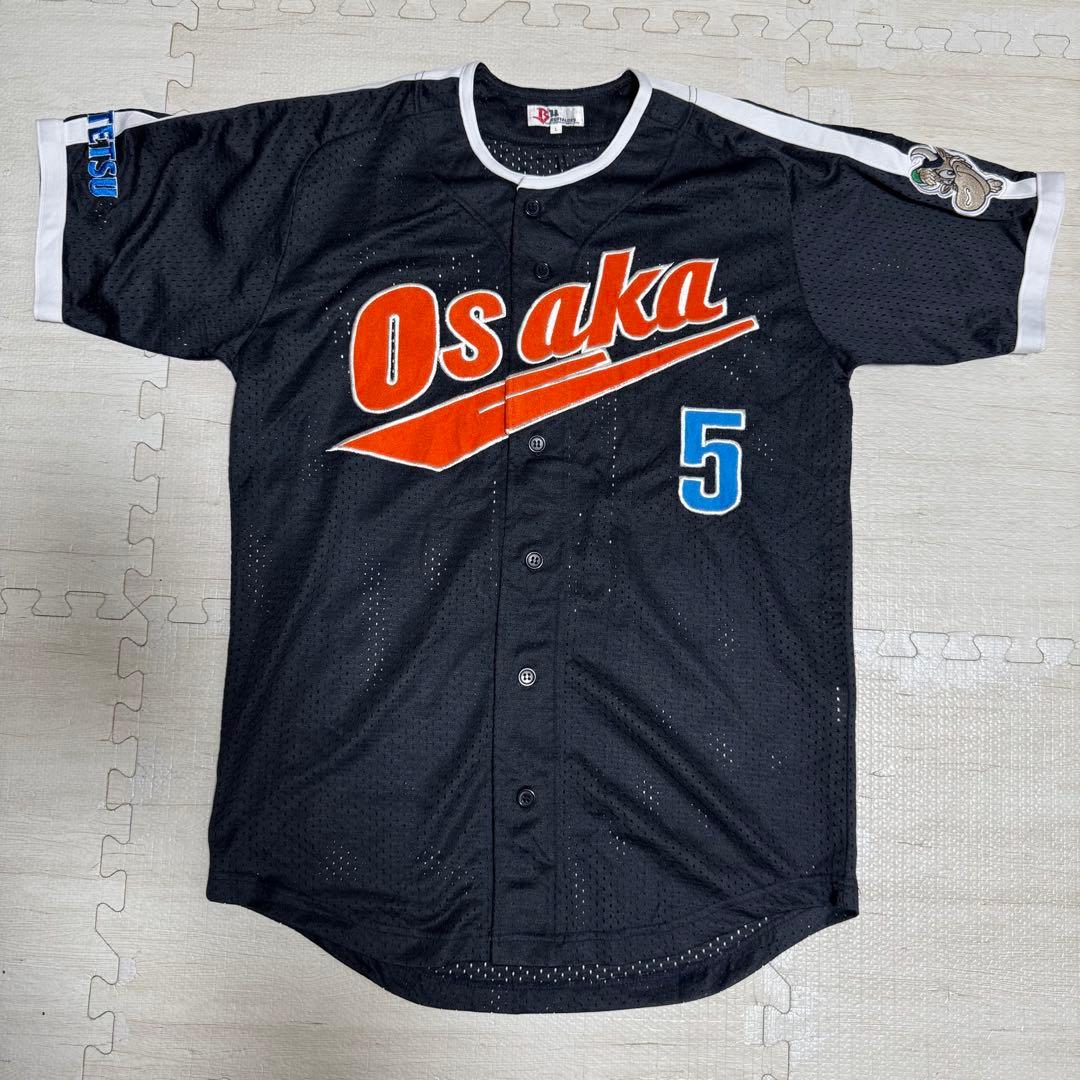 当時物 大阪近鉄バファローズ レプリカユニフォーム(ビジター)中村紀洋 Lサイズ