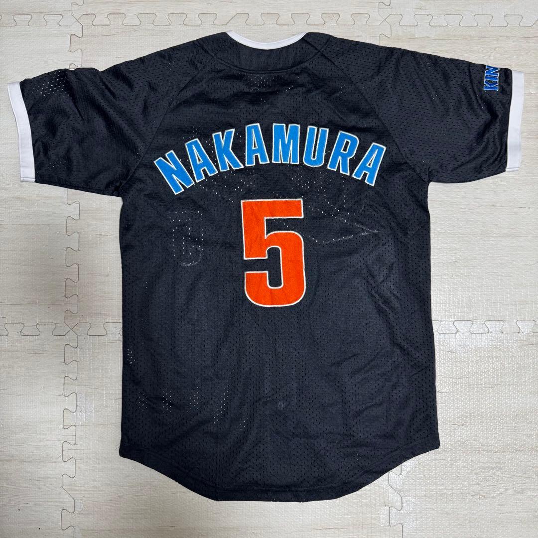 当時物 大阪近鉄バファローズ レプリカユニフォーム(ビジター)中村紀洋 Lサイズ
