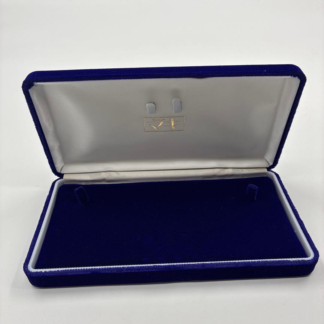 ジュエリーマキ　パールネックレス　リアルパール　グレー系　大珠　箱付