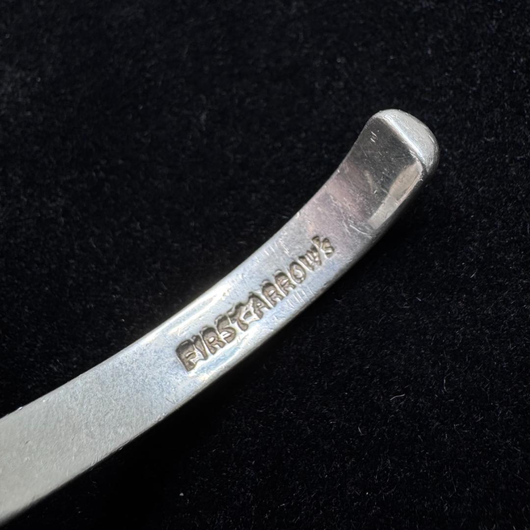 【16.5cm】　K18/SILVER ファーストアローズ バングル シルバー