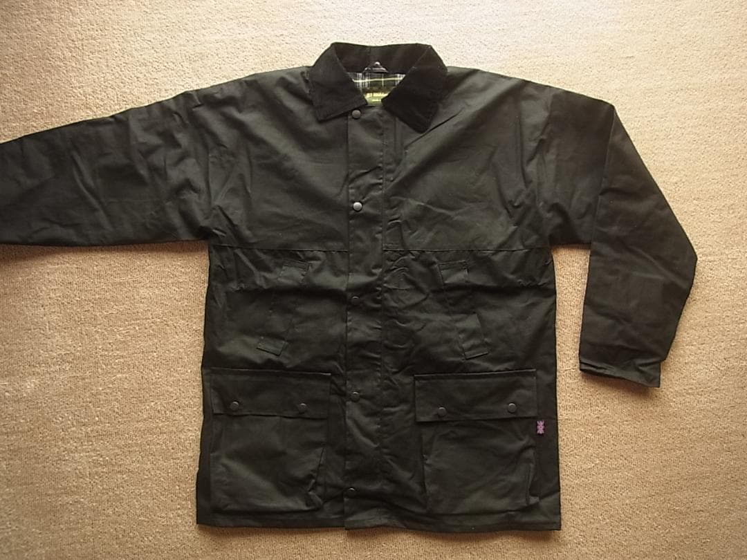 値下げ　新品 オイルドジャケット 本場英国製 Mサイズ 黒 タグ有り