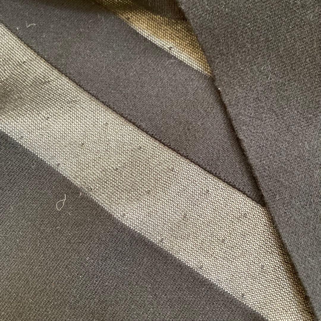 ピンキー&ダイアン黒 ロングニットワンピース 長袖 レース袖口 M