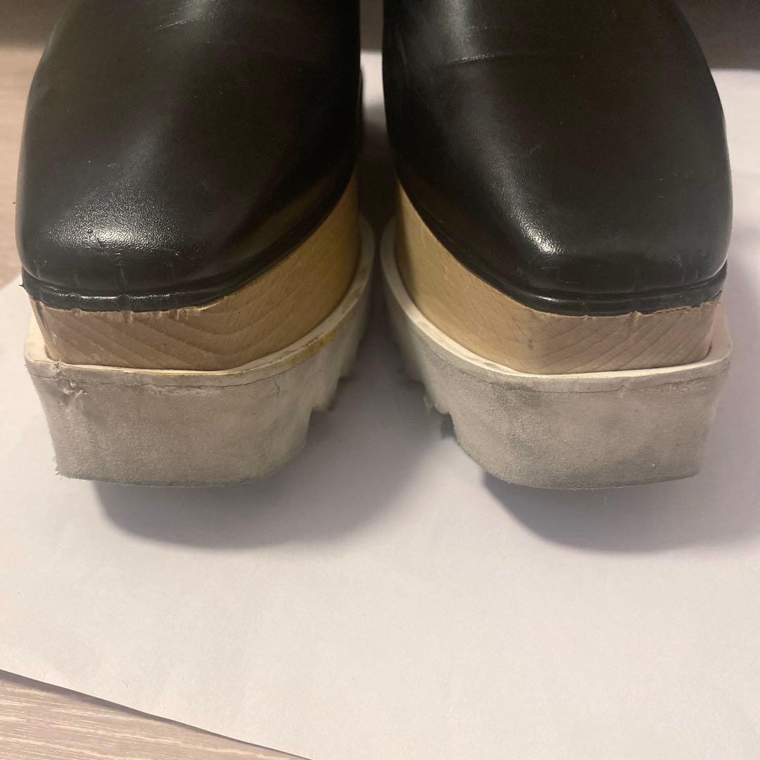 ステラマッカートニー エリス 厚底 プラットフォーム ブラック 23.5