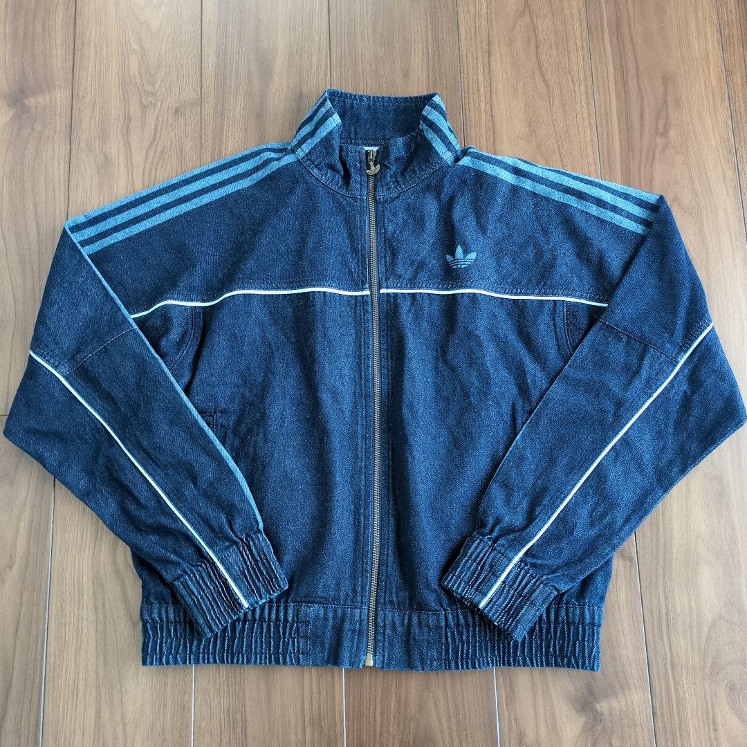 タグ付未使用品希少adidas original トラックジャケット デニム L