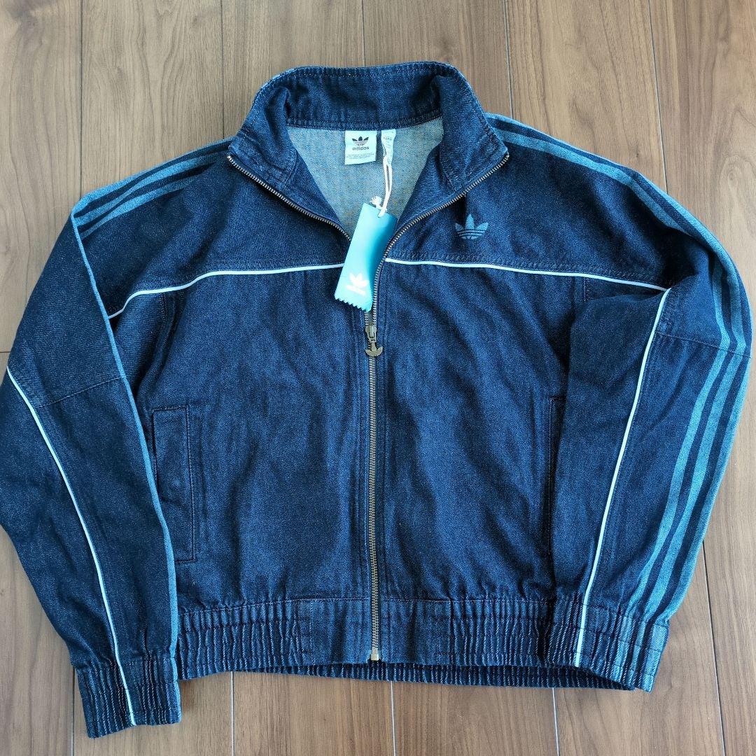タグ付未使用品希少adidas original トラックジャケット デニム L