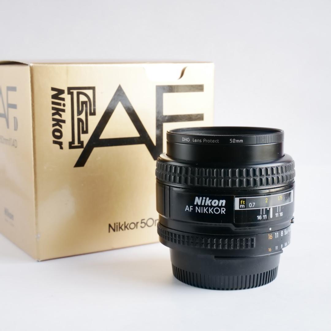 AF nikkor　50mm f1.4 オートフォーカスレンズ 美品