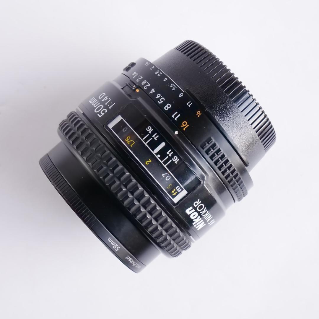 AF nikkor　50mm f1.4 オートフォーカスレンズ 美品