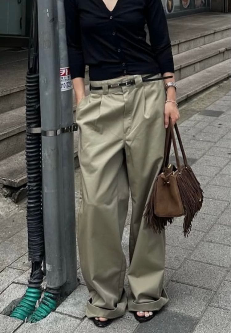 ok.soon×dickies wide chino pants（S~M）