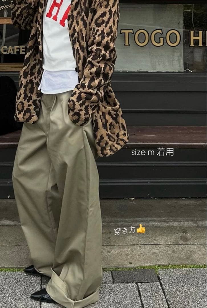 ok.soon×dickies wide chino pants（S~M）