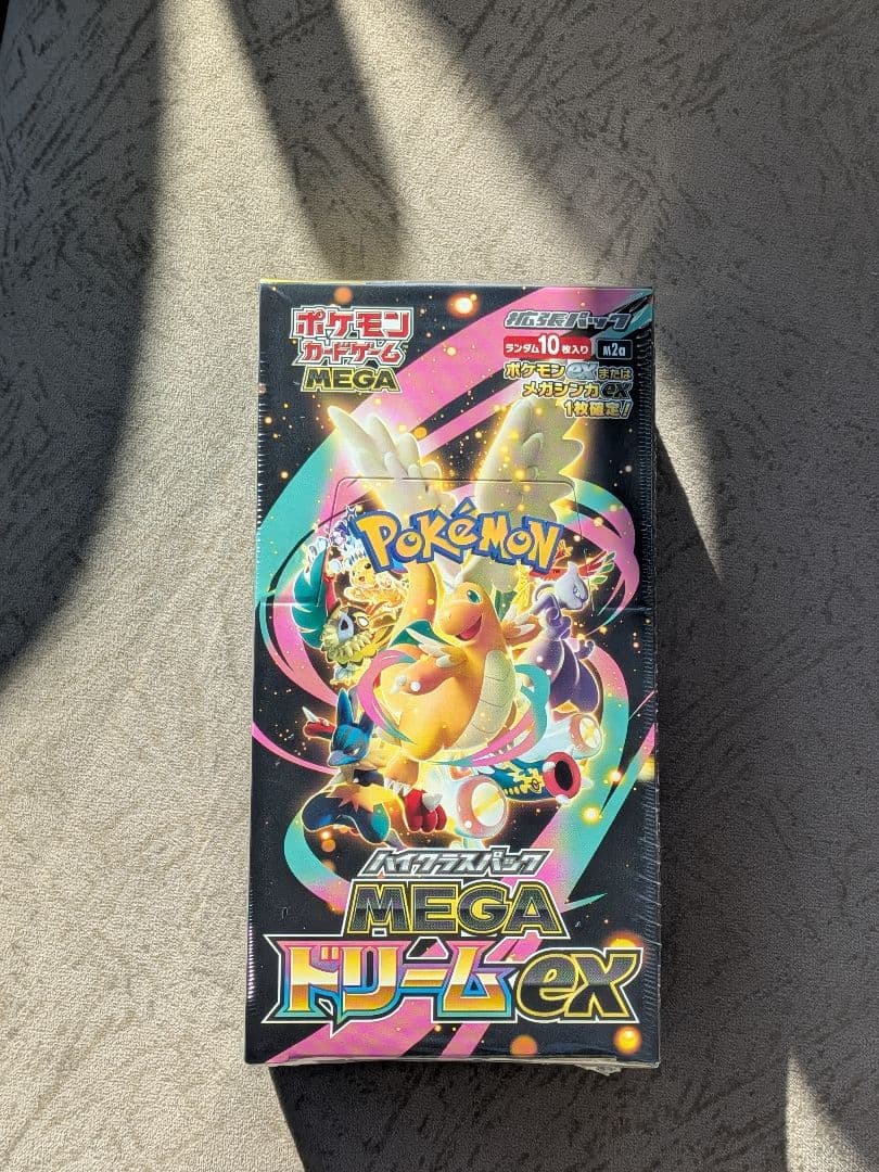 シュリンク付きポケモンカードMEGA ハイクラスパック　ドリーム ex box