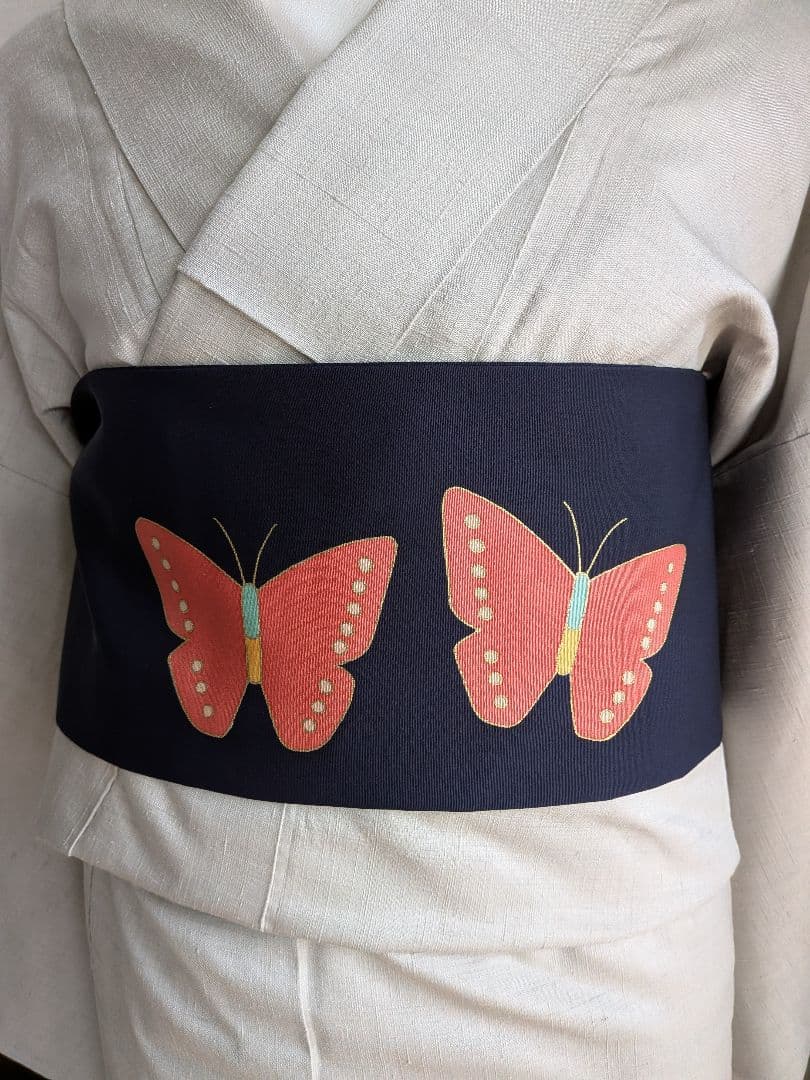 名古屋帯　舞蝶　新品　未使用