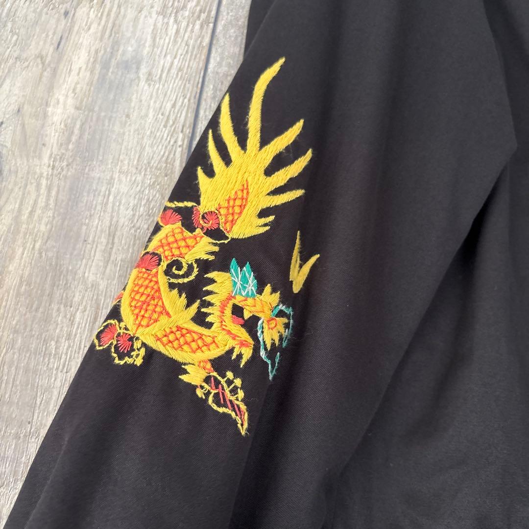 クリーニング済み東洋エンタープライズ×BEAMS BOY刺繍ベトジャンジャケット