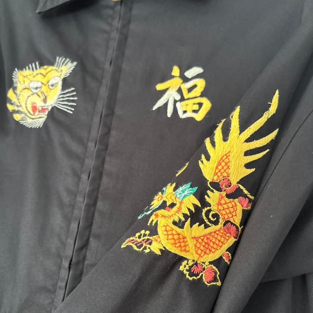 クリーニング済み東洋エンタープライズ×BEAMS BOY刺繍ベトジャンジャケット
