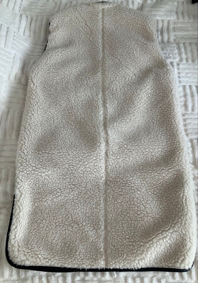 HYKE　ハイク　ボアベスト　ロング　パイピング　プルオーバ