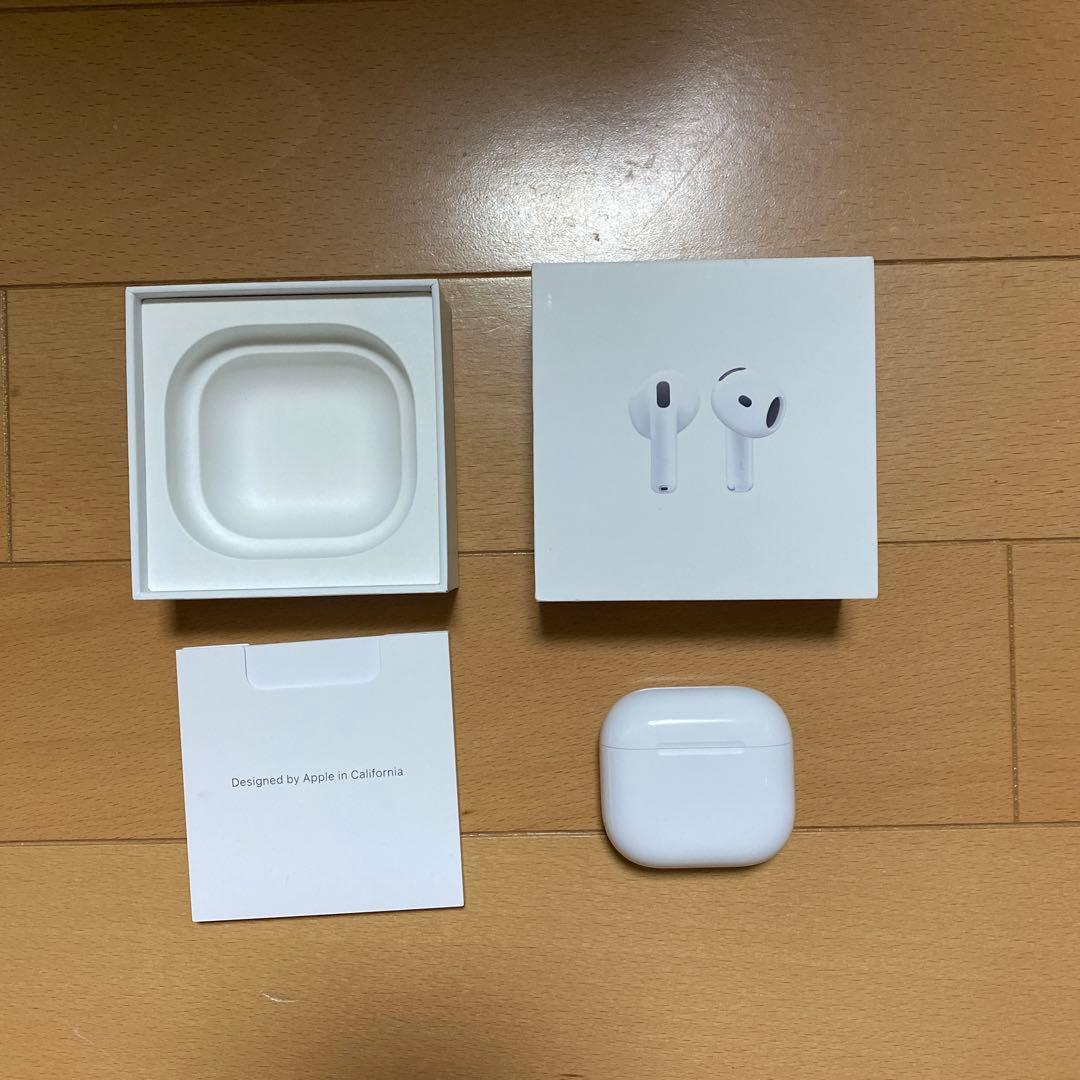 【Applecare付き】AirPods 4 ノイズキャンセリング無し