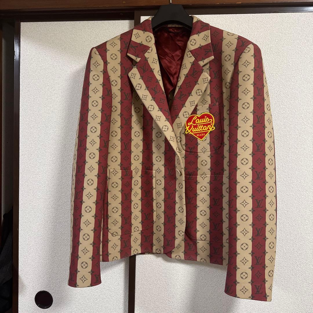 Louis Vuitton ストライプ テーラードジャケット