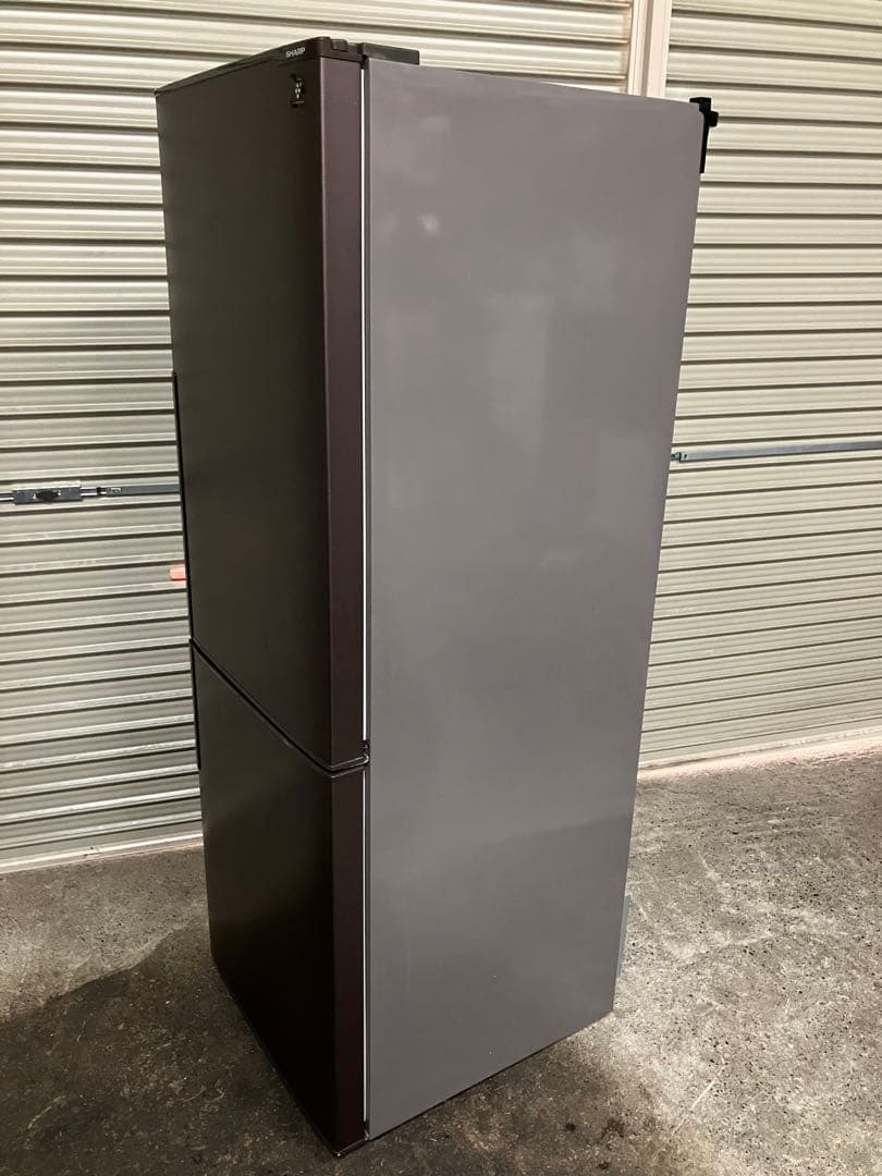【中古】SHARP 2ドア 冷蔵庫2017年式