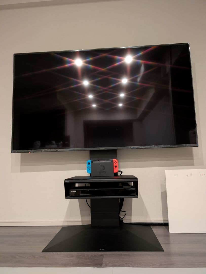 【美品】WALL　V3セット　ロータイプ　テレビスタンド