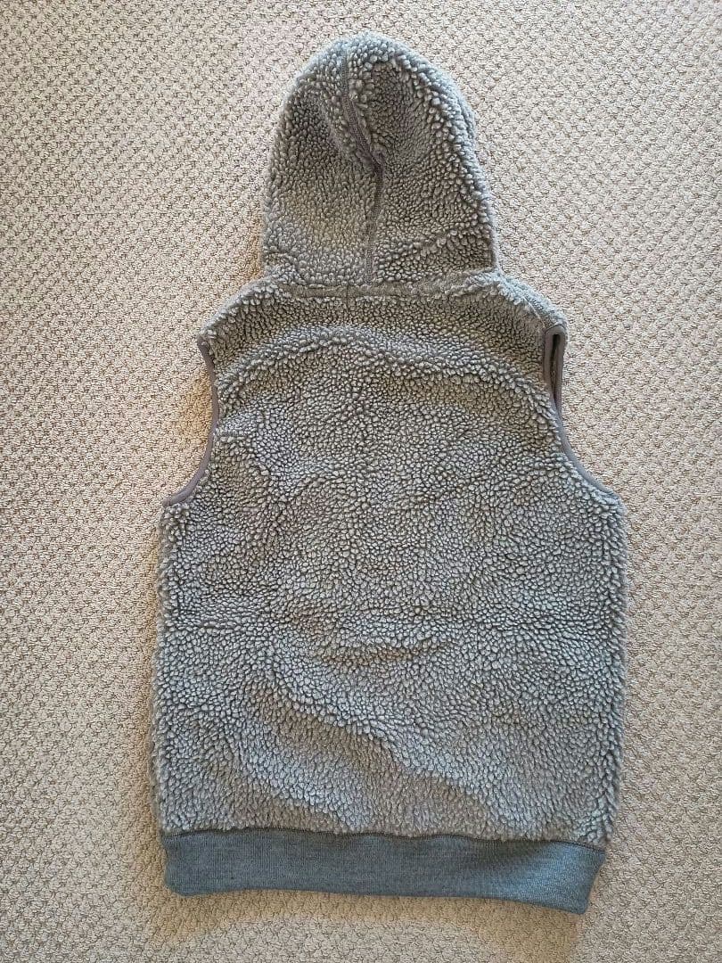 【新品タグ付】Gymphlex ジムフレックス ボアフードベスト ヘザーグレー