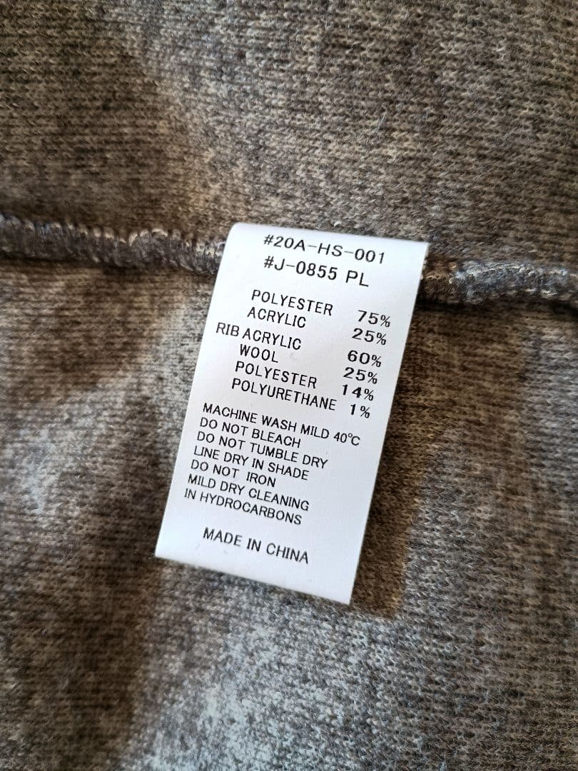 【新品タグ付】Gymphlex ジムフレックス ボアフードベスト ヘザーグレー