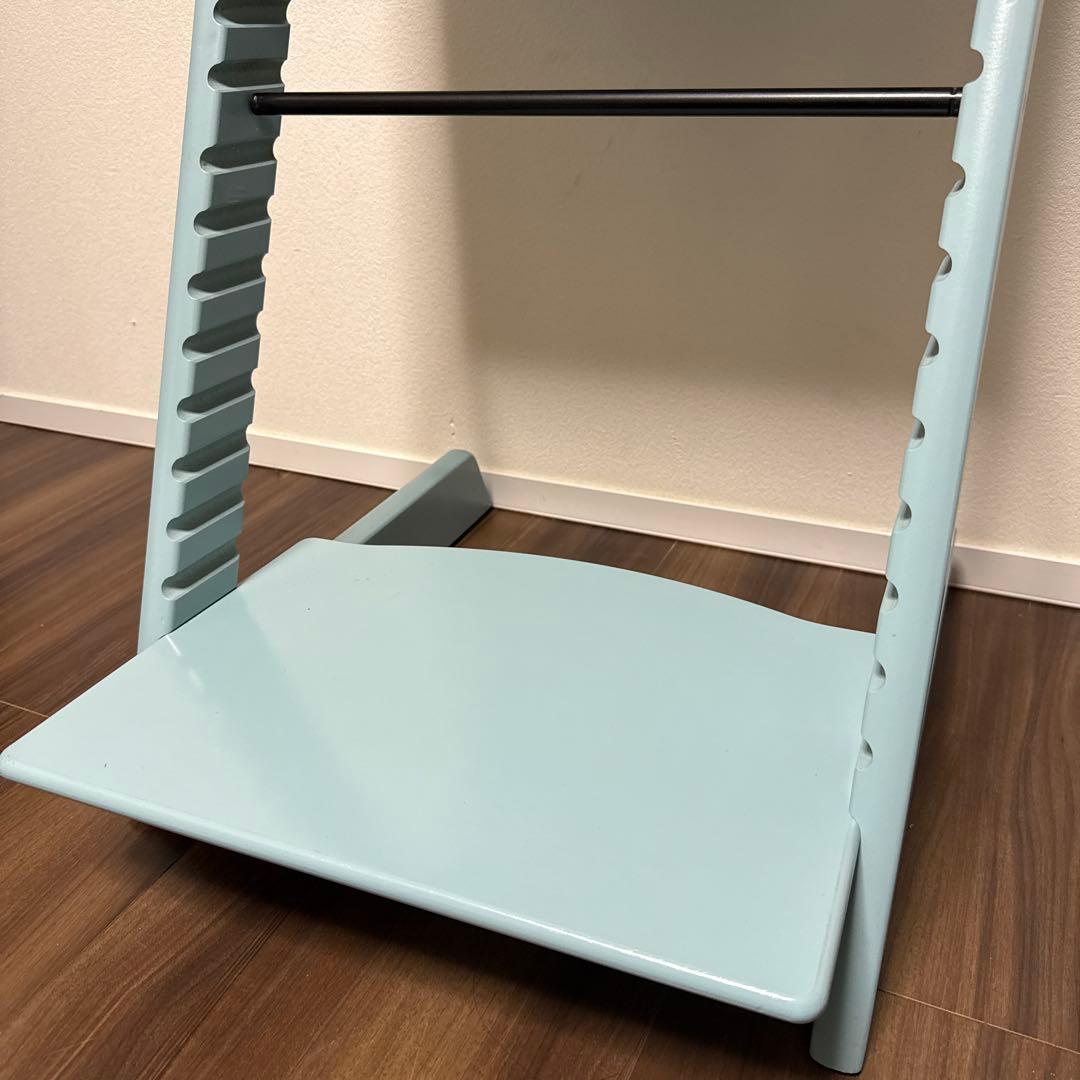 【美品】ストッケ トリップトラップ ベビーセット シリアル6 アクアブルー