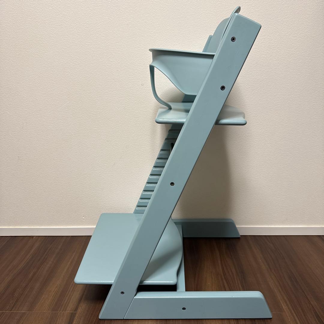 【美品】ストッケ トリップトラップ ベビーセット シリアル6 アクアブルー