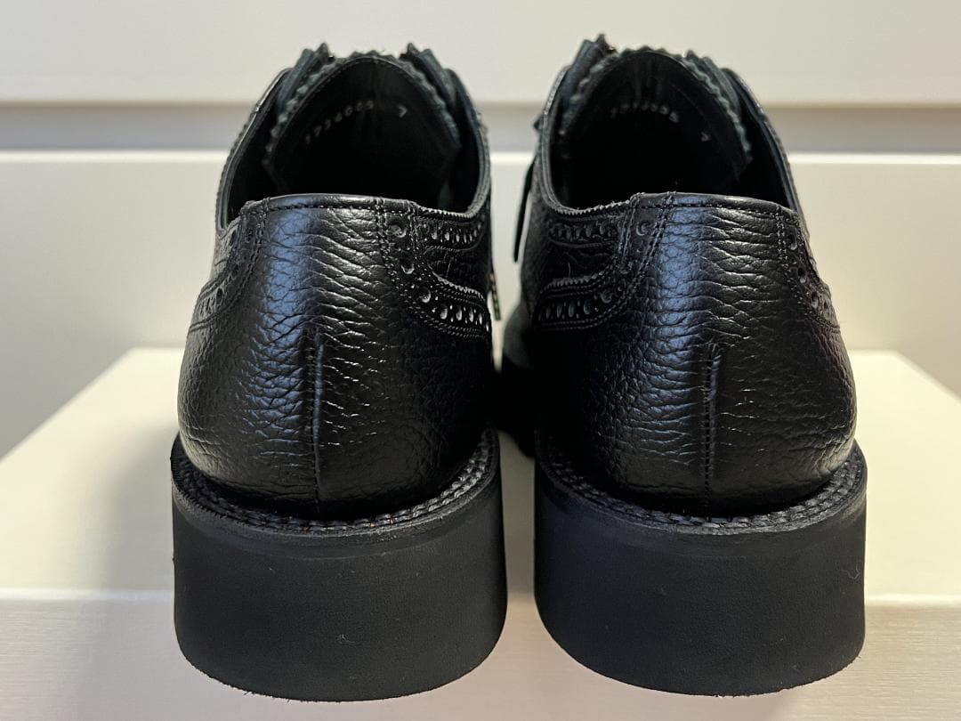 74800円フットザコーチャー美品25cm黒RESISTANCEメンズシューズ