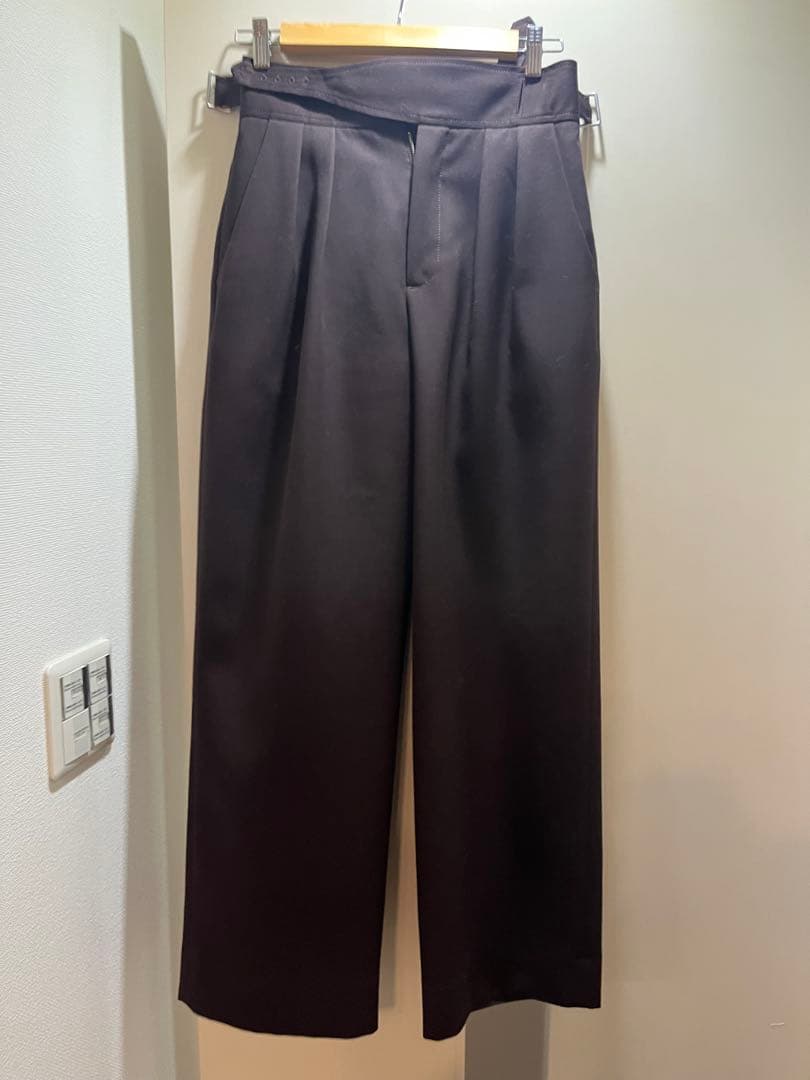 CABAN ウールライトギャバジン グルカパンツ　ブラウン