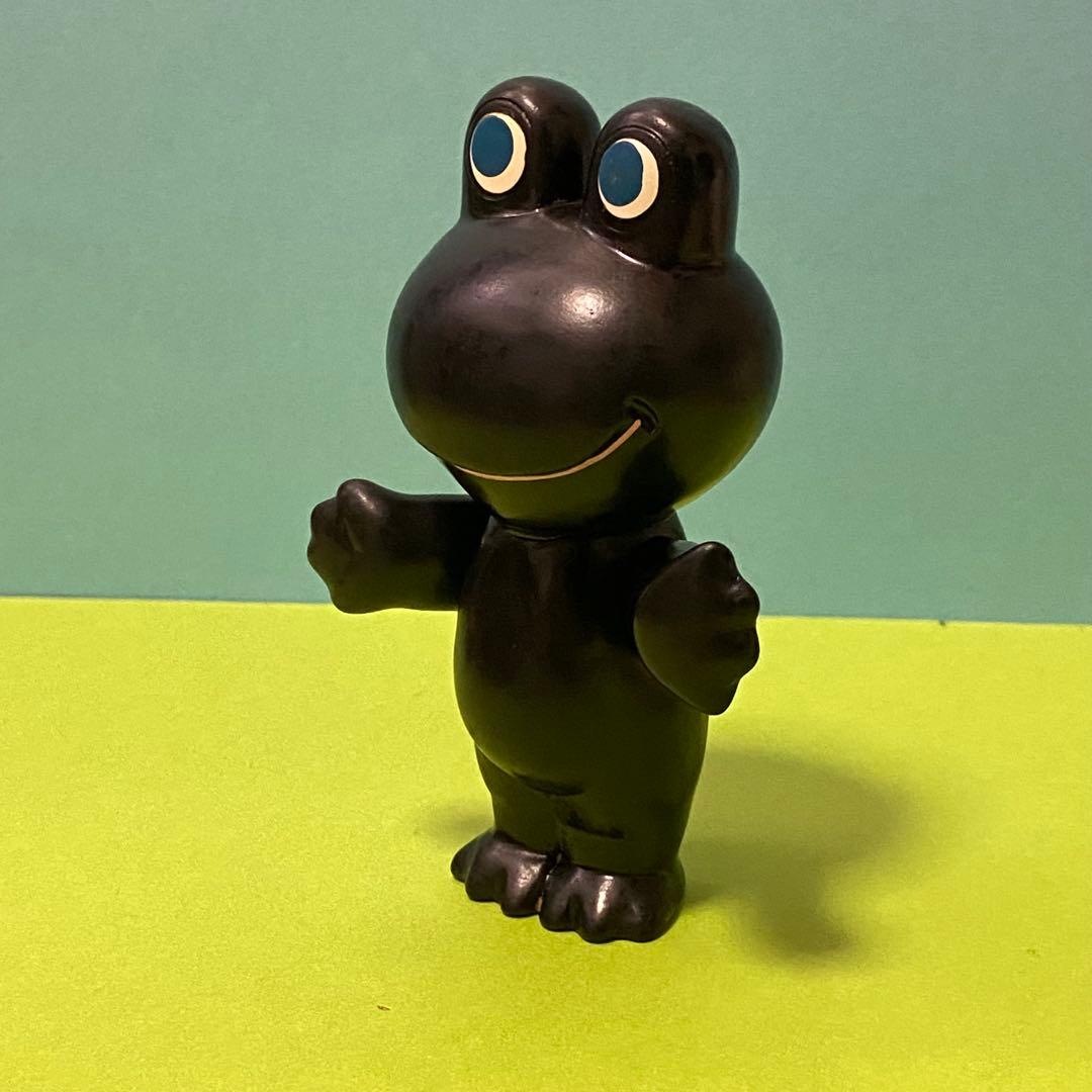 は*ら様 興和製薬　ケロちゃん　黒　激レア ソフビ フィギュア　マスコット　昭和