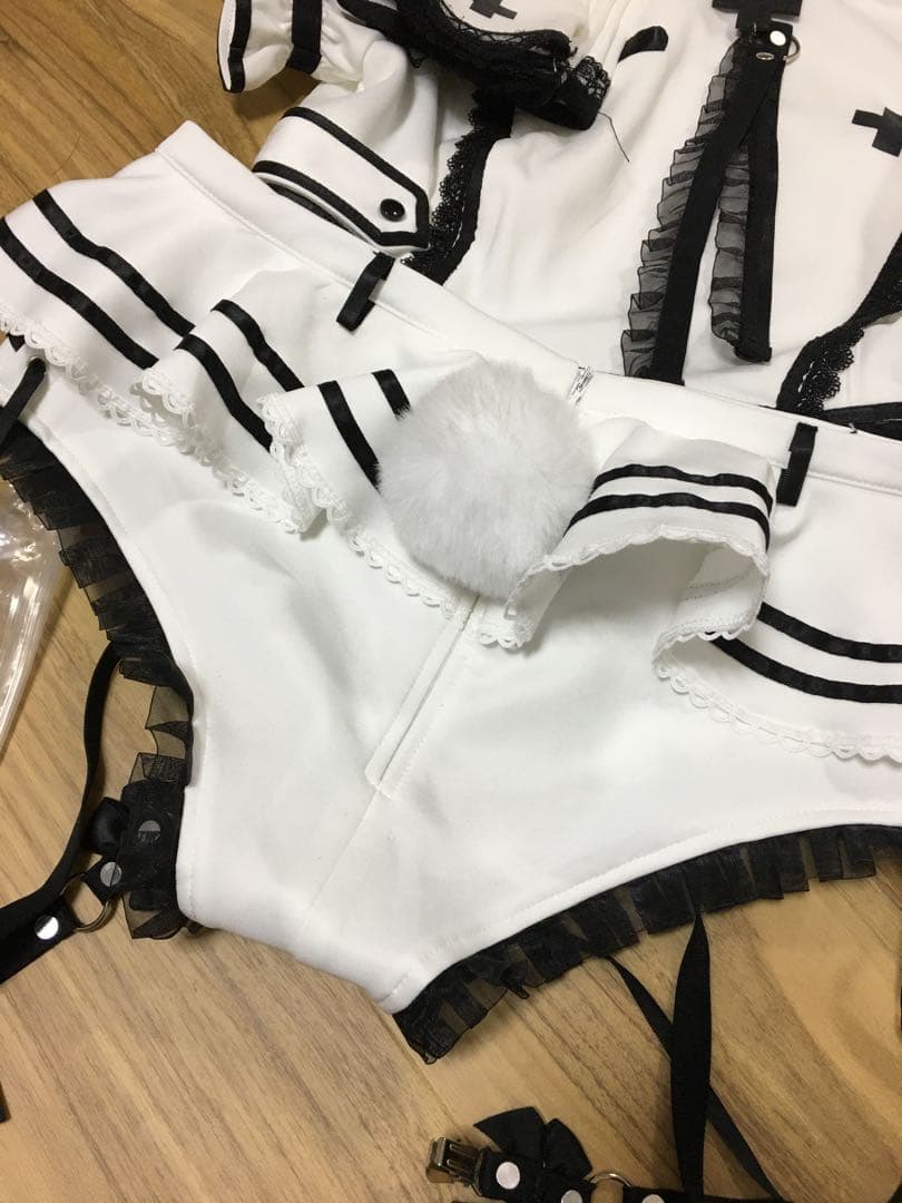 Malymoon マリームーン 月海つくねコラボ マシュマロホワイトバニーナース