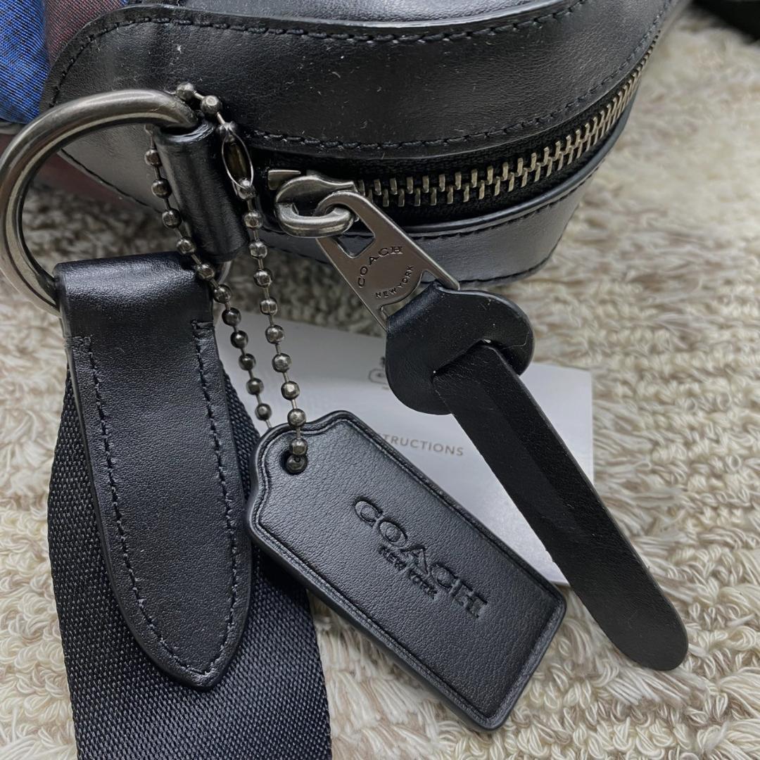 コーチ 迷彩柄 COACH ショルダーバッグ 37614 /ブルーカモフラージュ