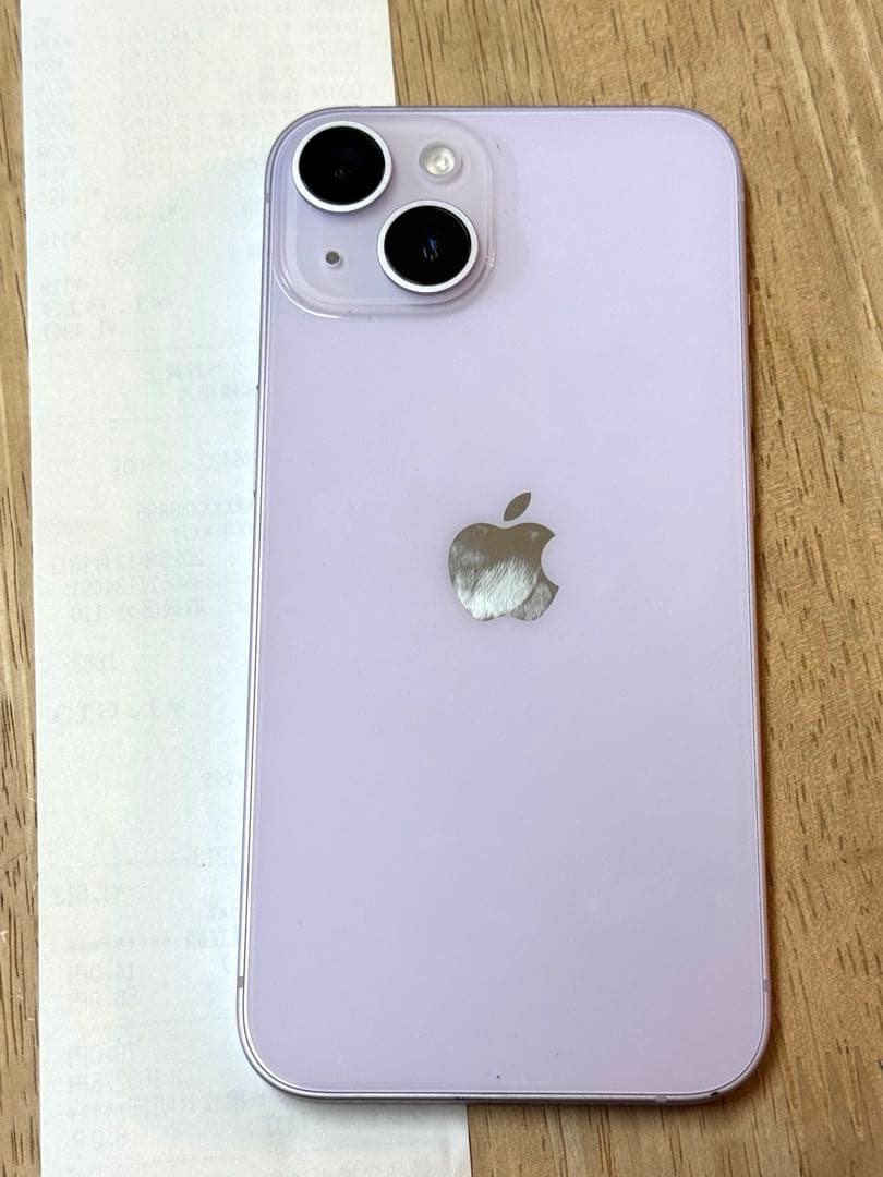 Apple iPhone 14 パープル 本体　美品