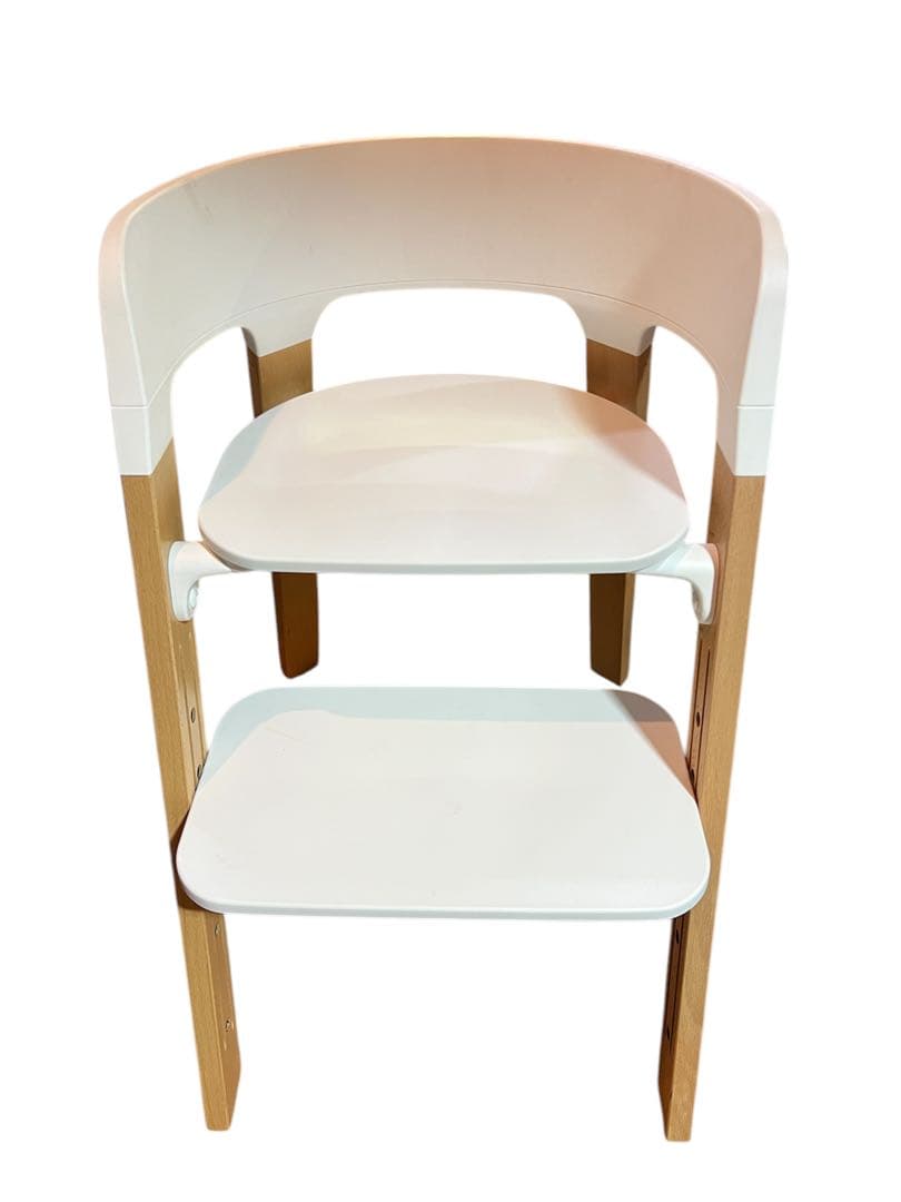 美品☆STOKKE　ステップスチェア◎ビーチナチュラル色【手渡可】