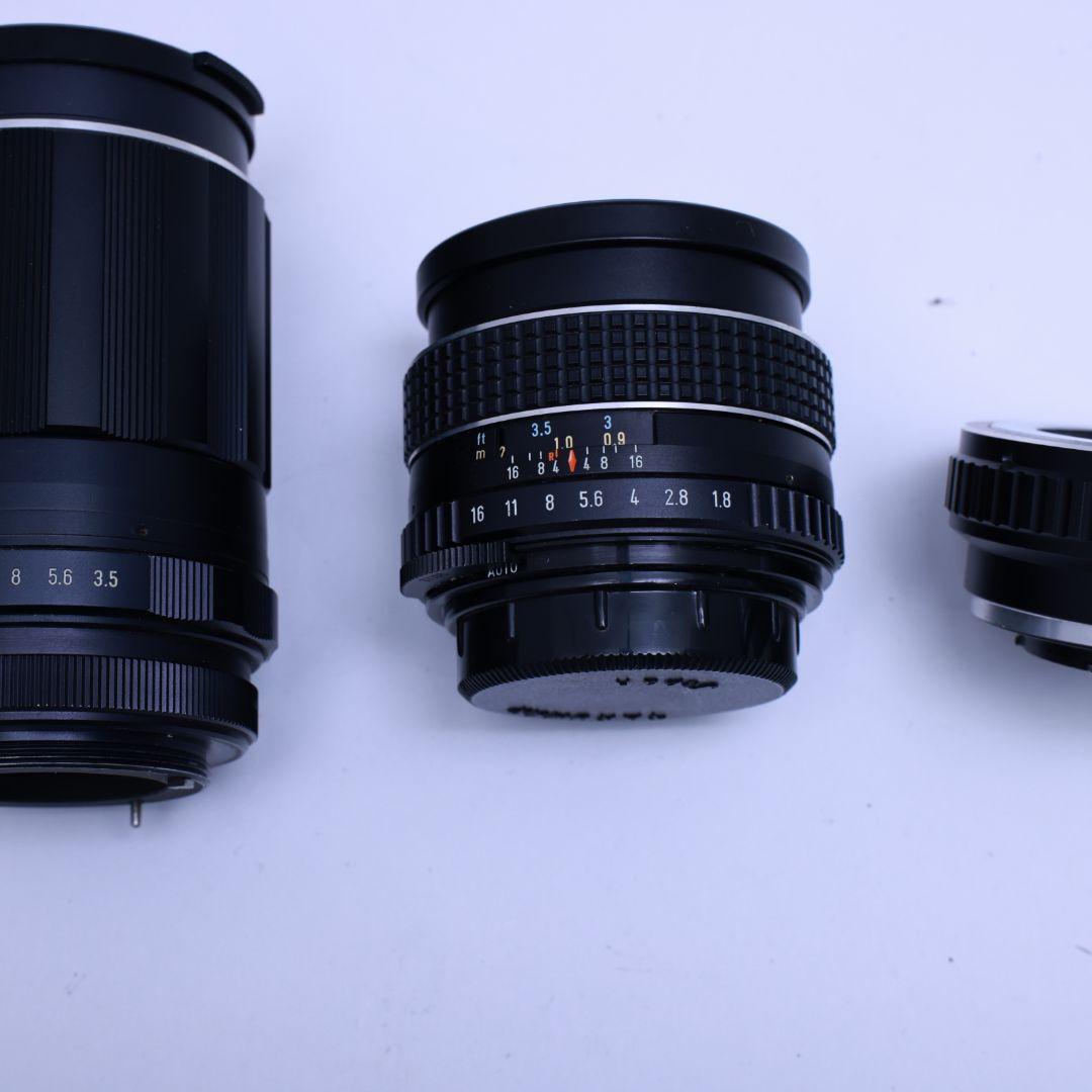 M42単焦点レンズ2本 マイクロフォーサーズマウントアダプター付き