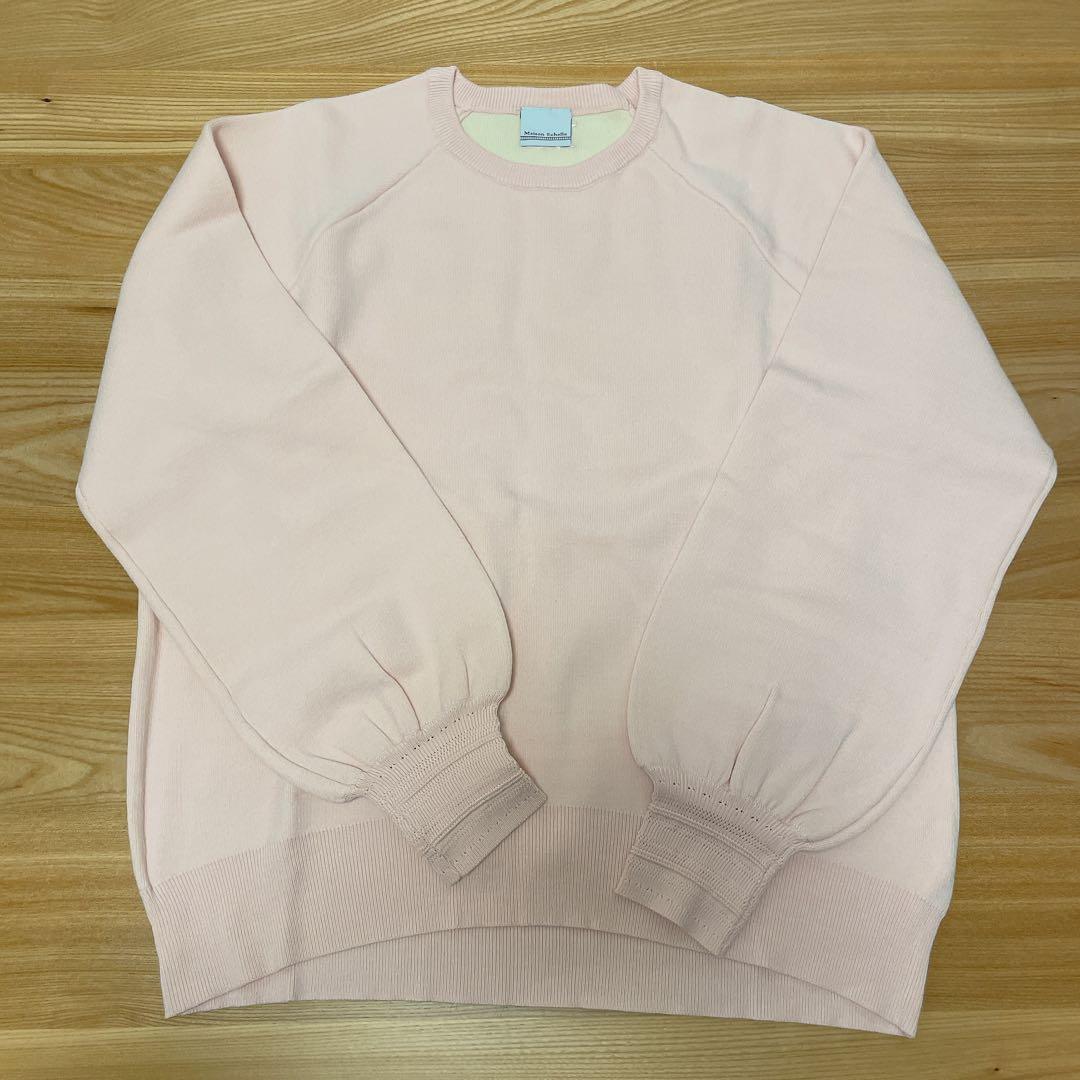 maison echelle エンブロイダリーニットプルオーバー