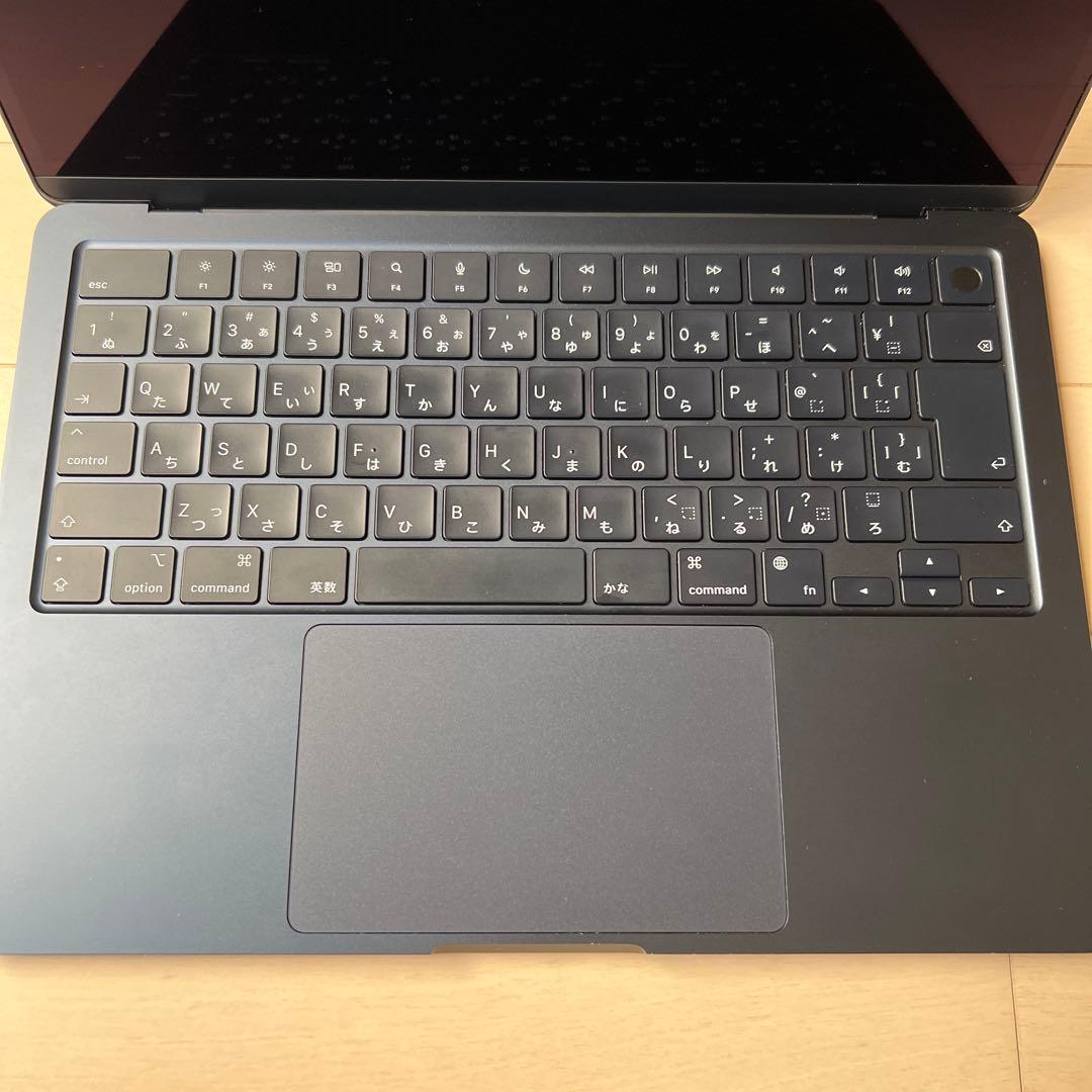 Apple m2MacBook air ミッドナイト　JISキーボード