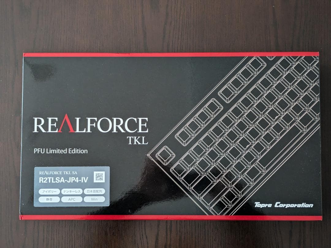 REALFORCEテンキーレスキーボード R2TLSA-JP4-Ⅳ未開封・未使用