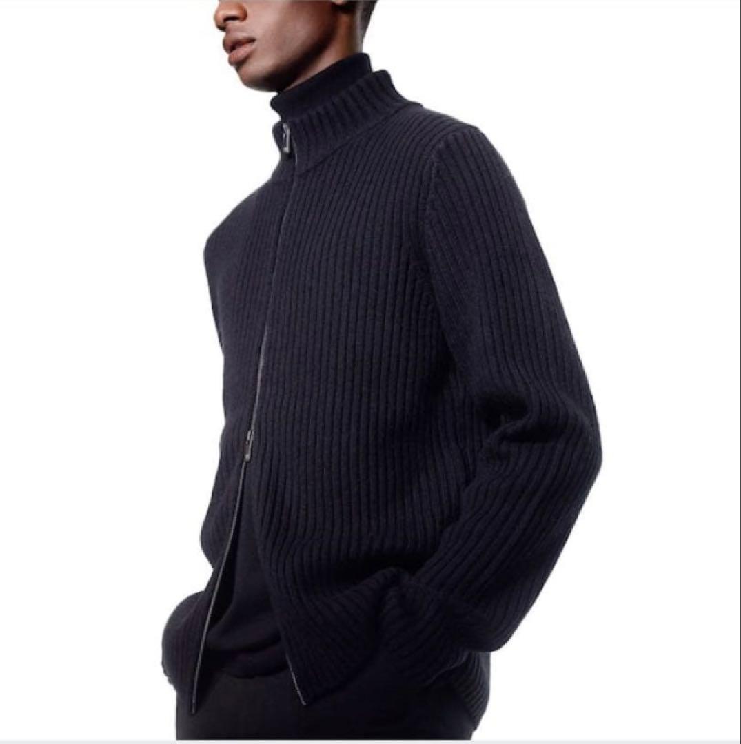 【新品】UNIQLO +J ドライバーズニット フルジップセーター ジルサンダー