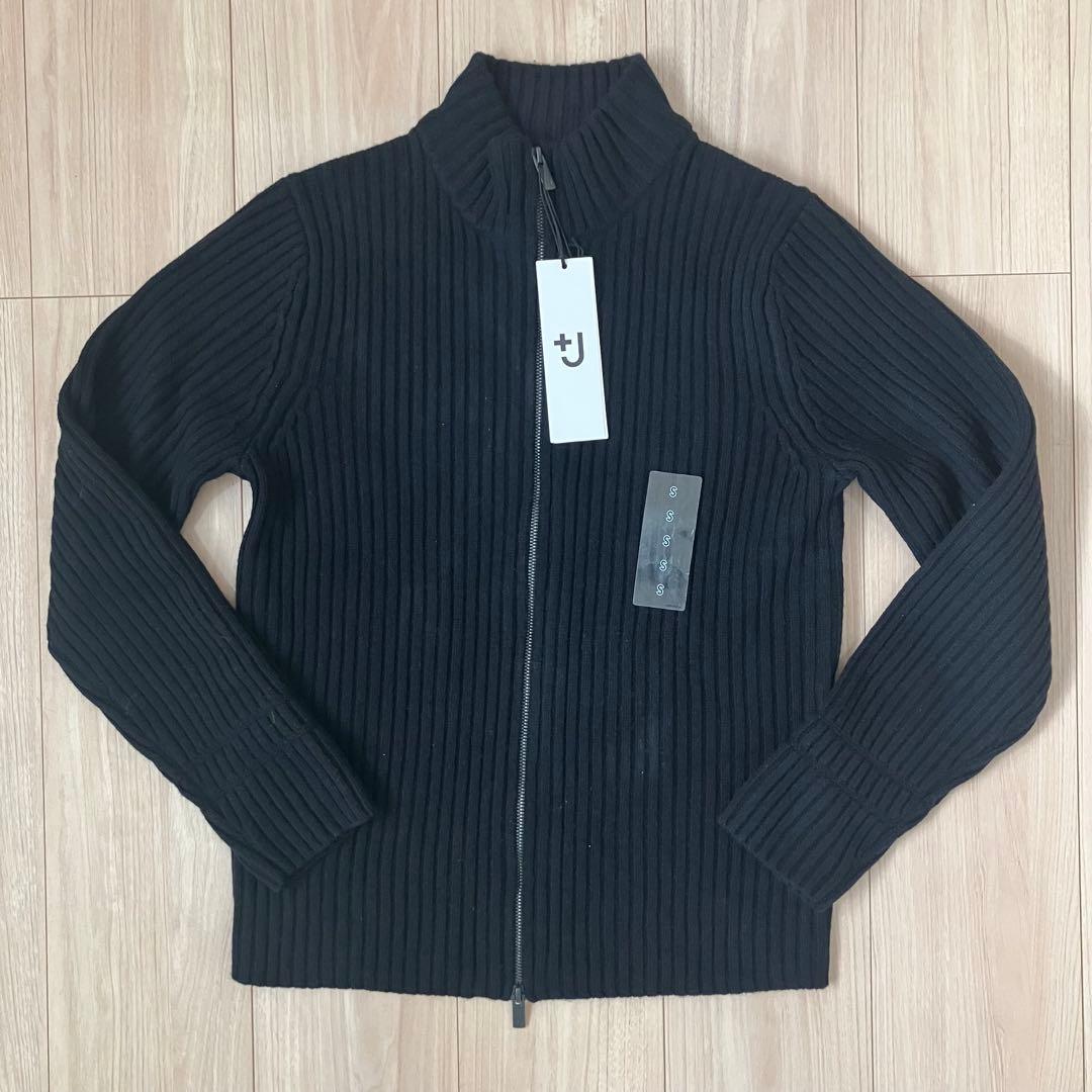 【新品】UNIQLO +J ドライバーズニット フルジップセーター ジルサンダー