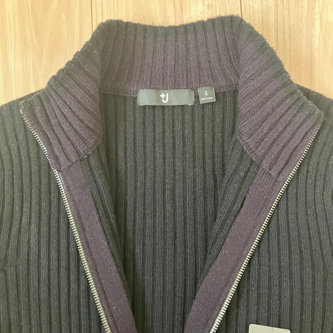 【新品】UNIQLO +J ドライバーズニット フルジップセーター ジルサンダー