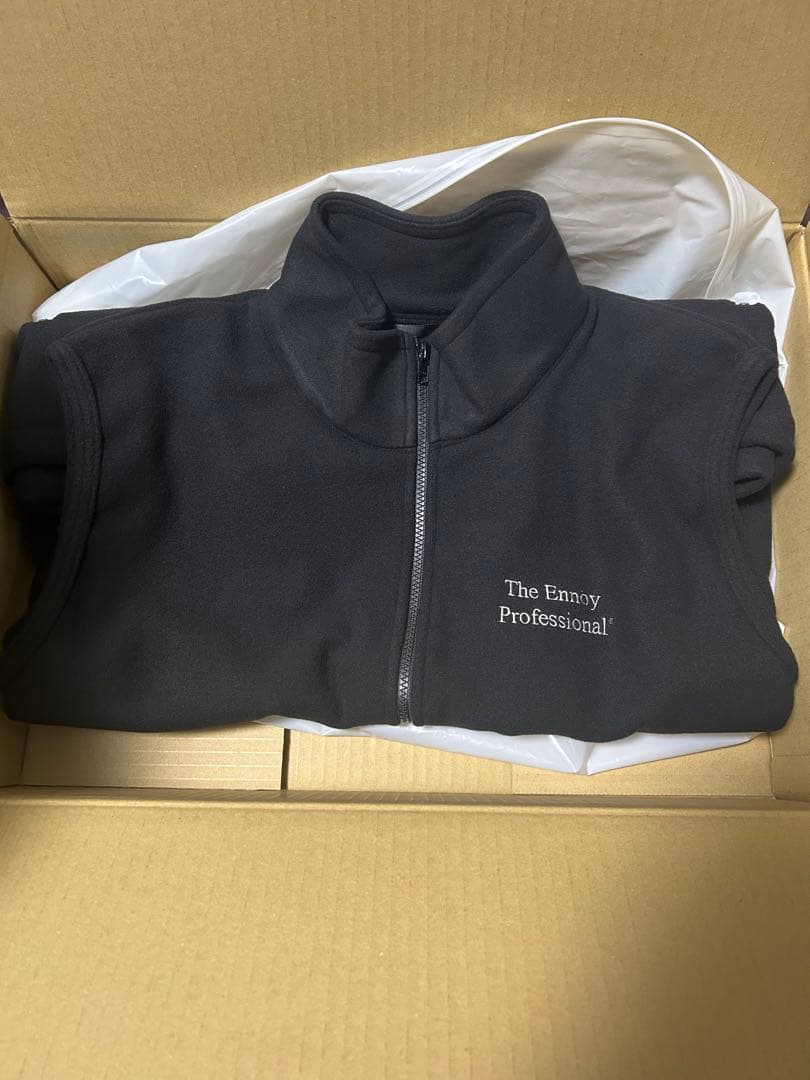 【XL】ENNOY PROFESSIONAL FLEECE VEST BLACK