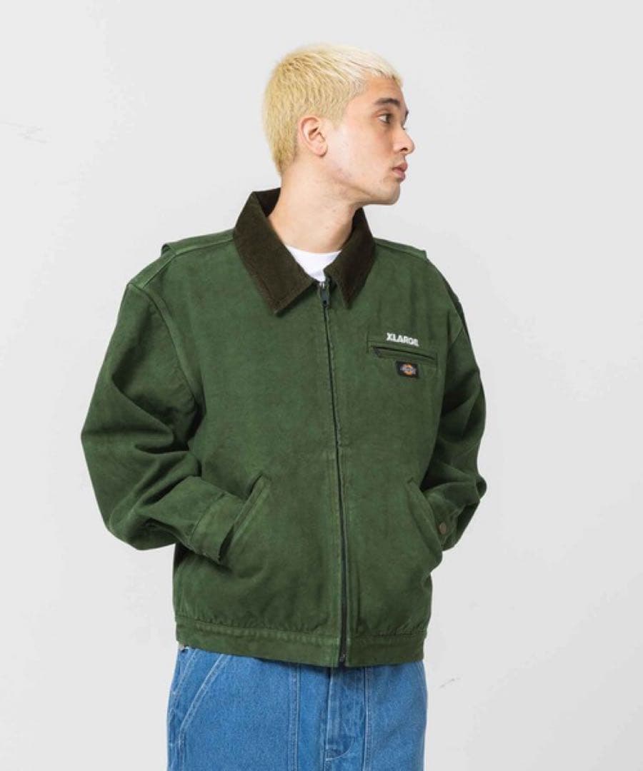 XLARGE dickiesカバーオール XL モスデトロイトジャケット