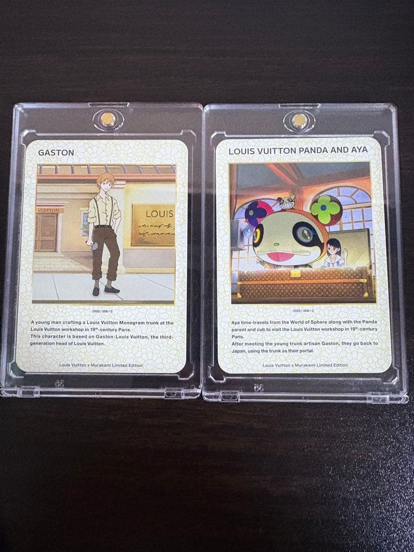 ルイ・ヴィトン x 村上隆 コレクティブルカード 2枚セット