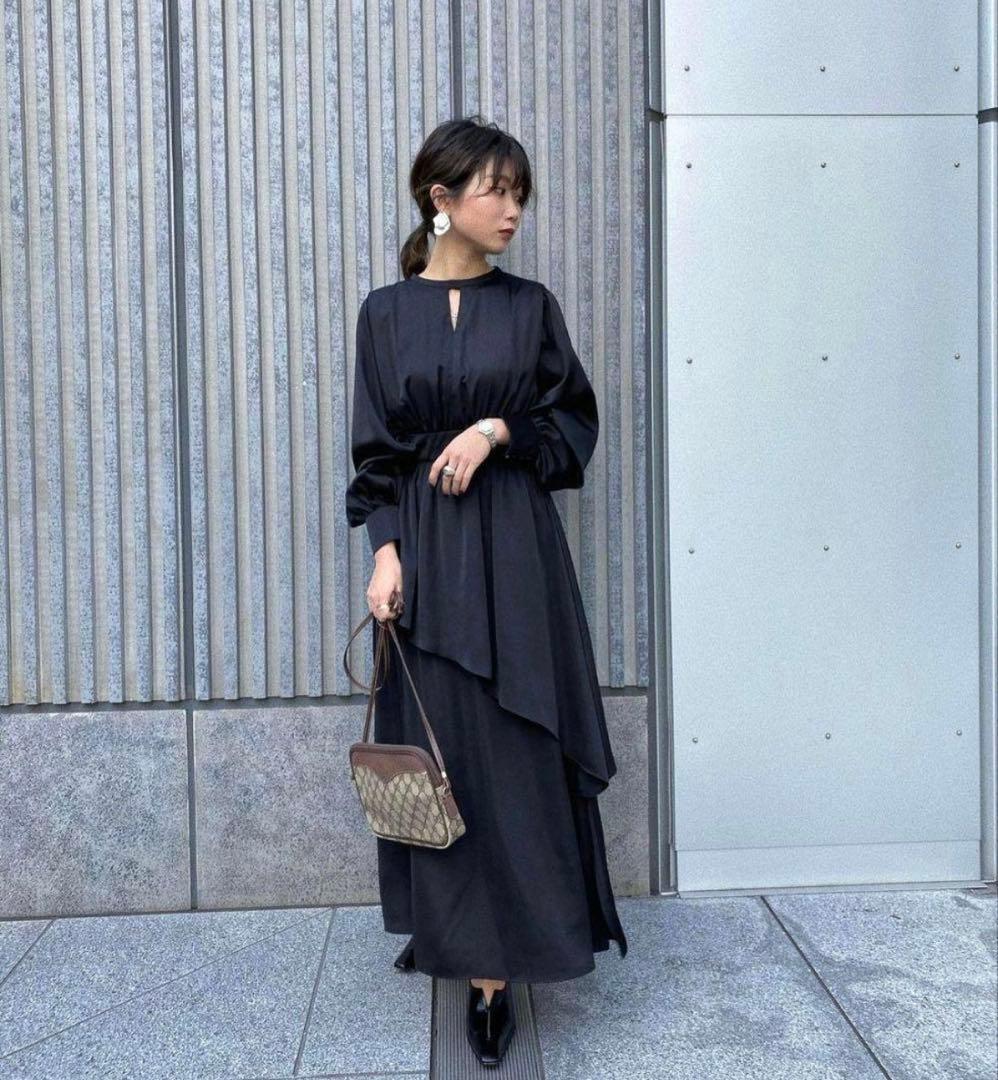 ワンピース ameri vintage BULGE SHOULDER DRESS M