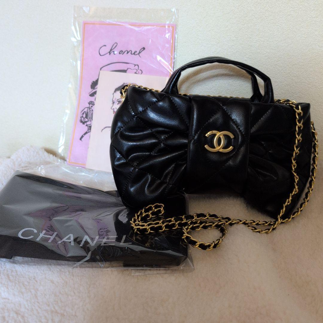 【レア✨早いもの勝ち❗1点のみ】CHANELリボンバッグ ショルダー ノベルティ