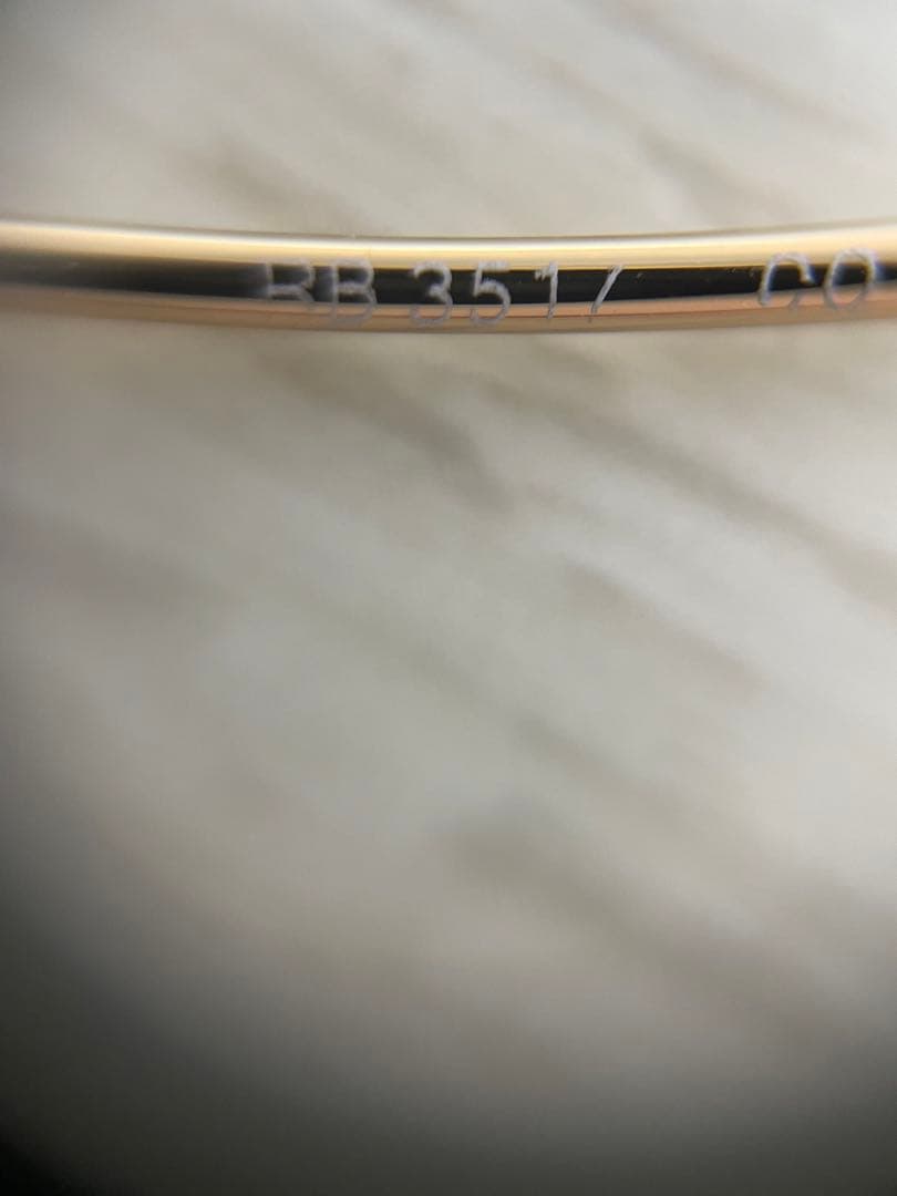 Ray-Ban RB3517 51◻︎22 折りたたみサングラス　ラウンド